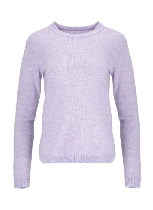 Basic mohair knit-T [Purple]