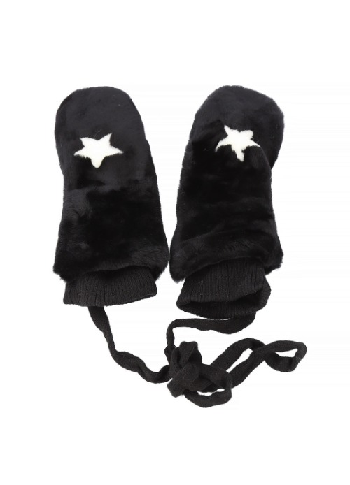 Star gloves [Black]