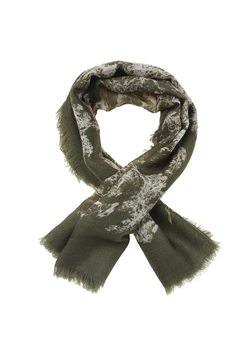 Cashmere scarf [Khaki]