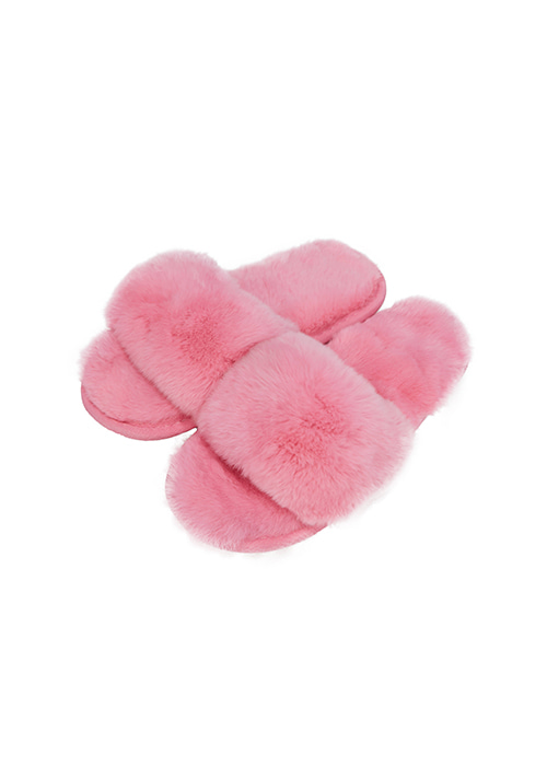 Kids Fur slipper [Baby pink]