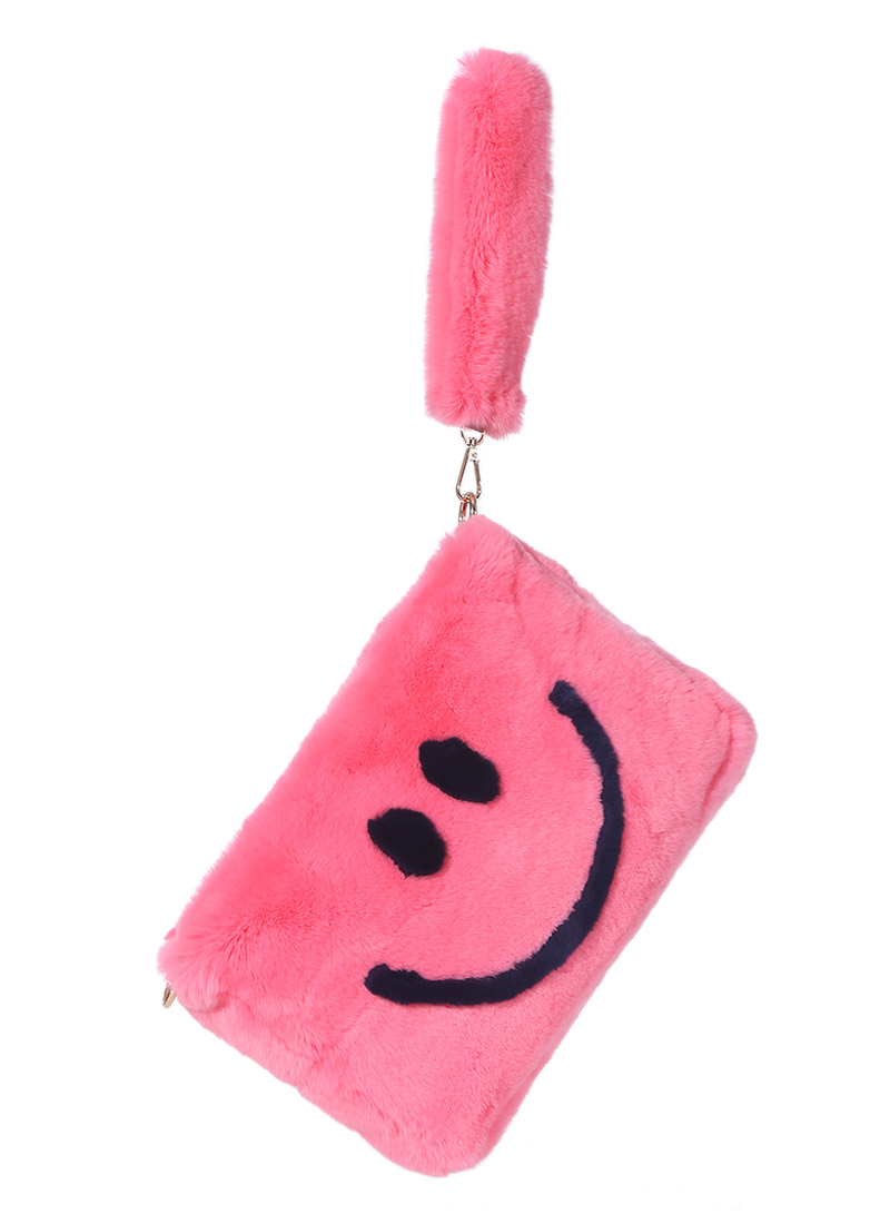 Smile clutch [Pink]