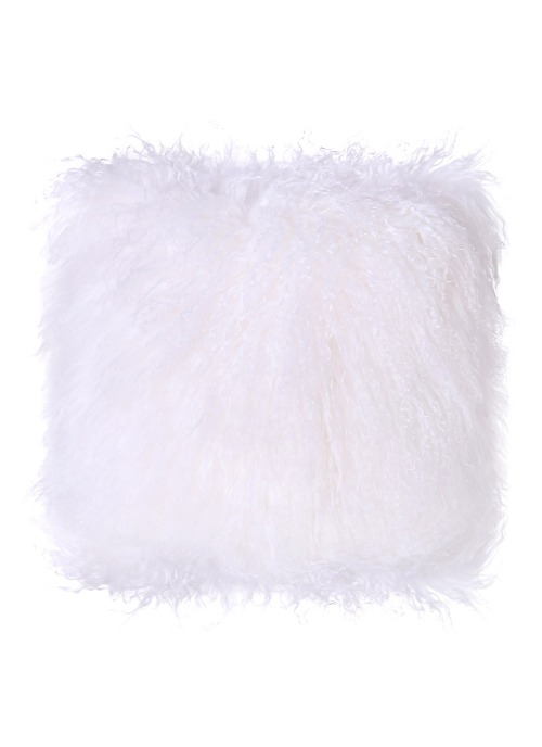 Lamb cushion [White]