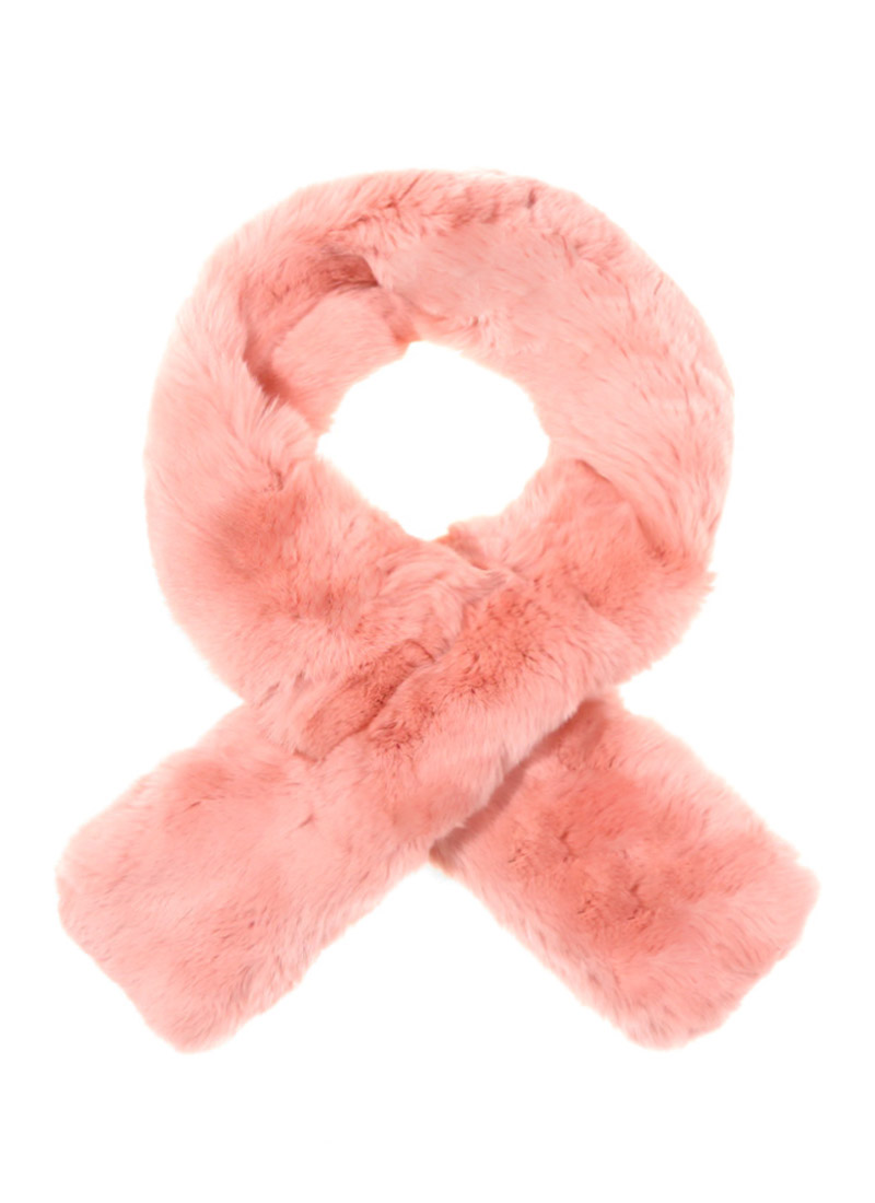 Fur scarf [Indi pink]