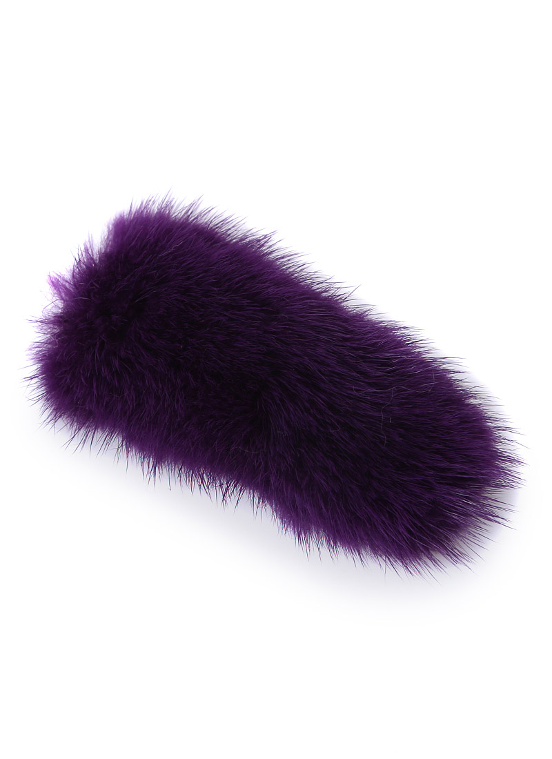 Mink hairpin [Purple]