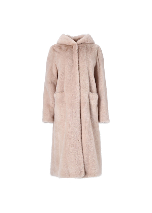 Mink hood long coat [2/8~2/12 open] 정상가: 13,000,000 할인가: 3,900,000