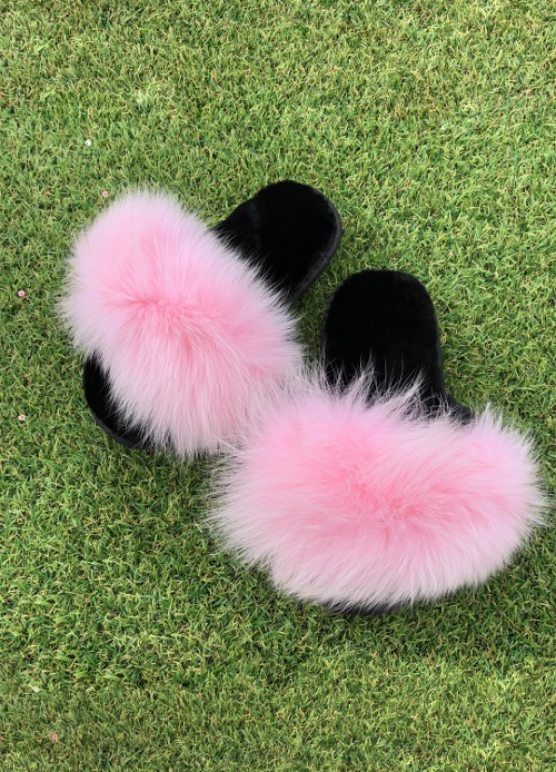 Fox slipper [Baby pink]