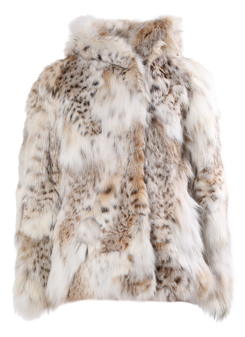 wild lynx hood coat [Light lynx]