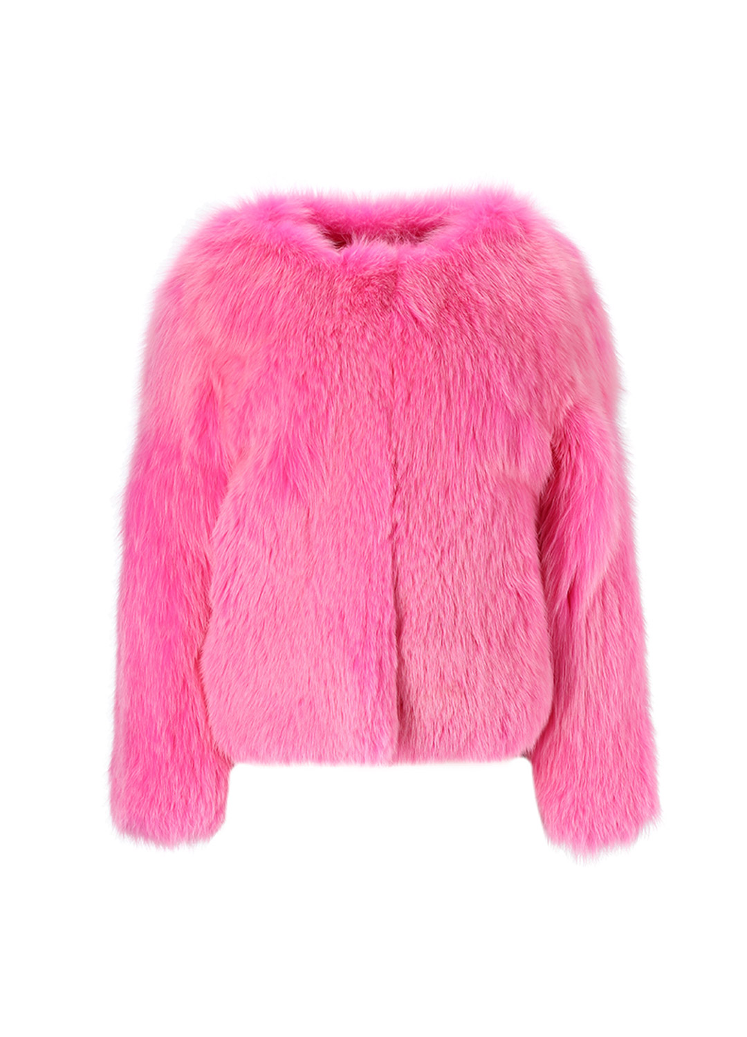 Pop fox coat [Hot pink]