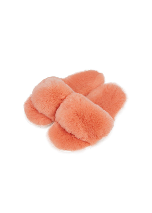 Kids Fur slipper [Orange]