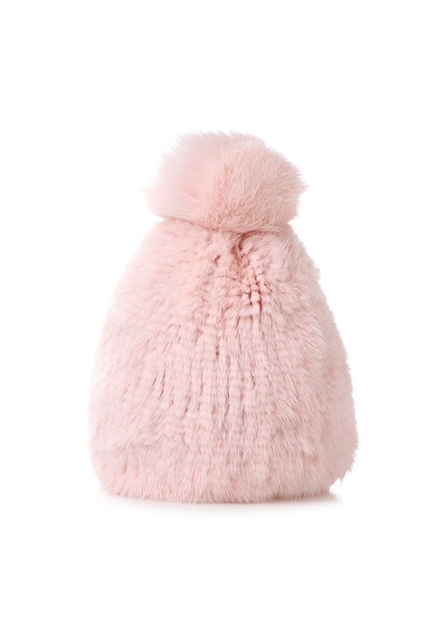 Mink hat [Baby pink]