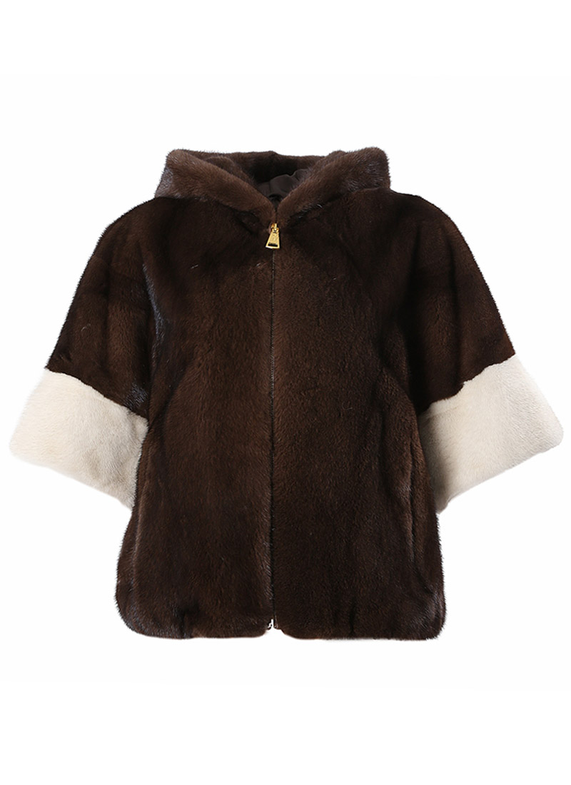 ANN. coat [Dark brown]