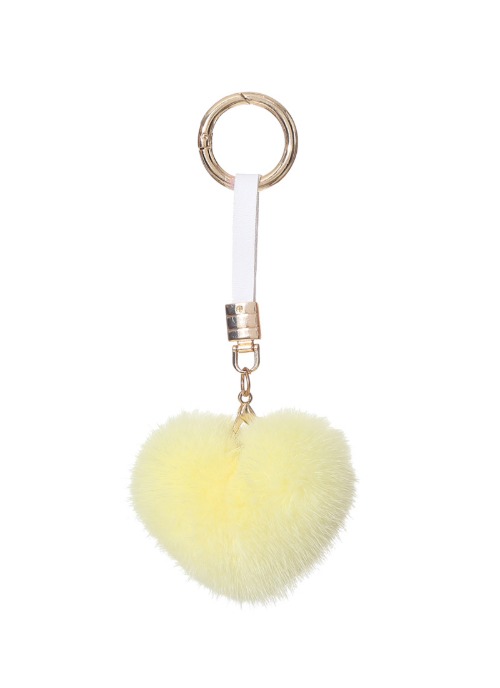 Mink cutie key ring [Yellow]