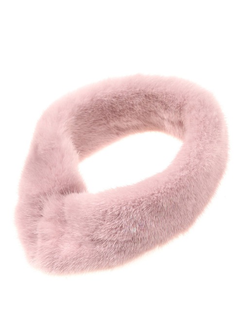 Mink mini scarf [Baby pink]