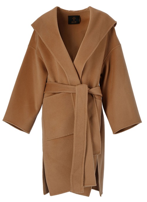 H Cashmere coat [Camel]