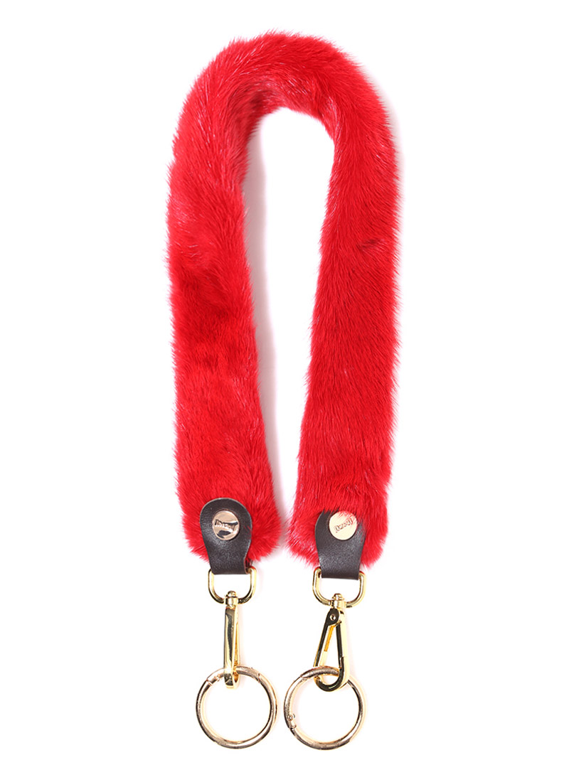 Mink strap [Red]
