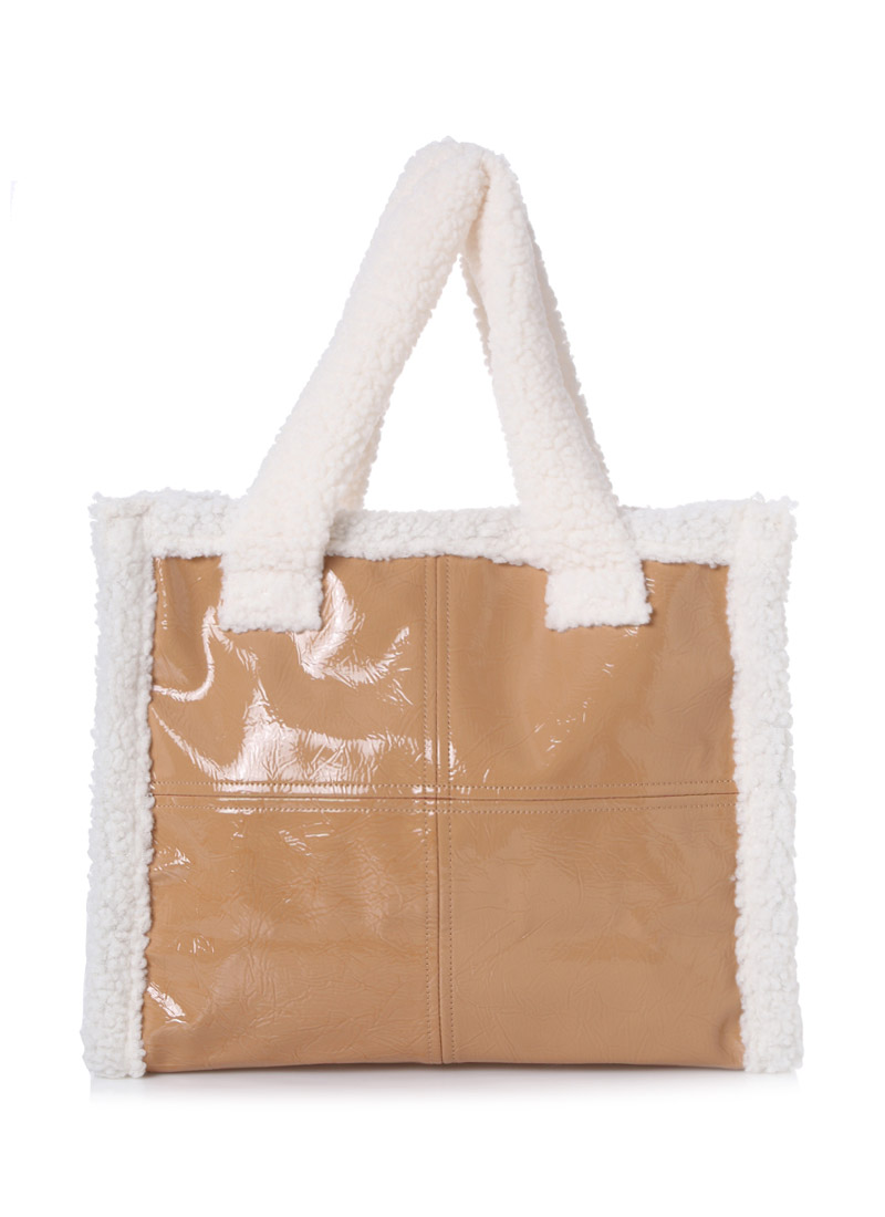 [ZURUVI] Z.Wool tote bag [Minl brown]